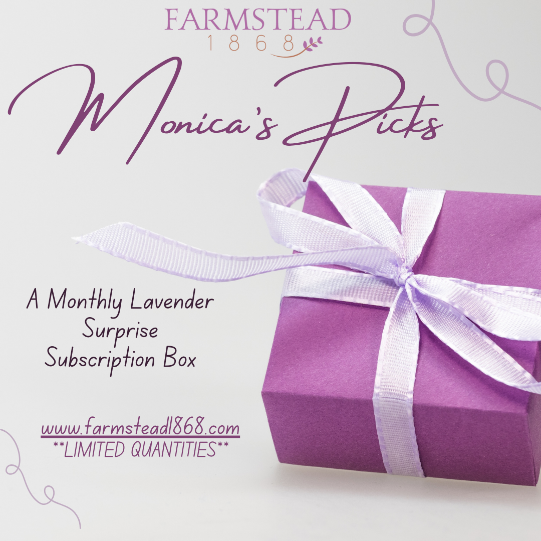 Monica's Monthly Pick Lavender Box - Farmstead 1868